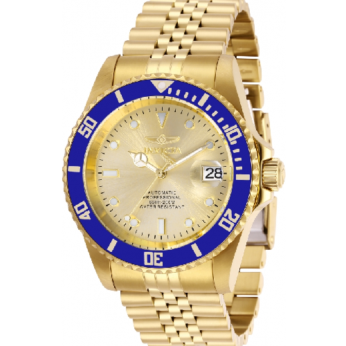 Invicta Pro Diver Automatic Gold Stainless Steel Bracelet