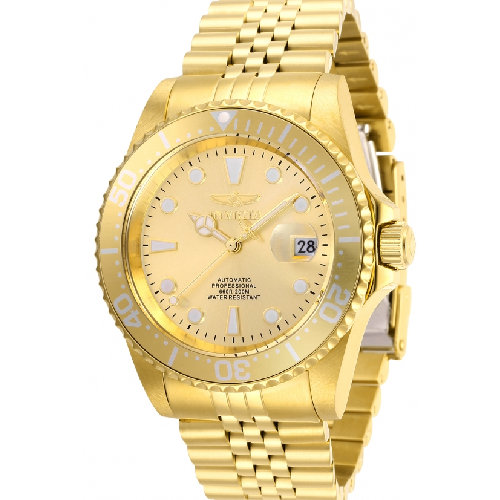 Invicta Pro Diver Automatic Gold Stainless Steel Bracelet