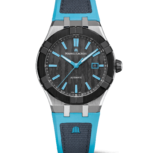 Maurice Lacroix Aikonik Automatic 43 mm Black Rubber Strap