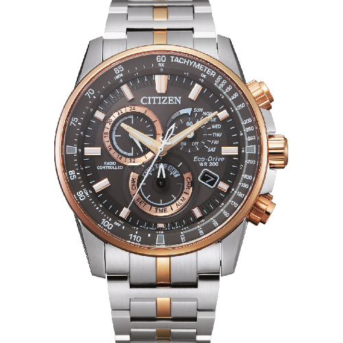 CITIZEN Eco-Drive Radio-Controlled Two Tone Stainless Steel Bracelet