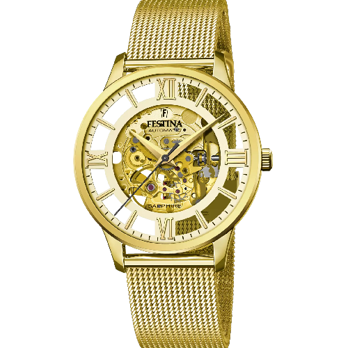 Festina Automatic Gold Stainless Steel Bracelet