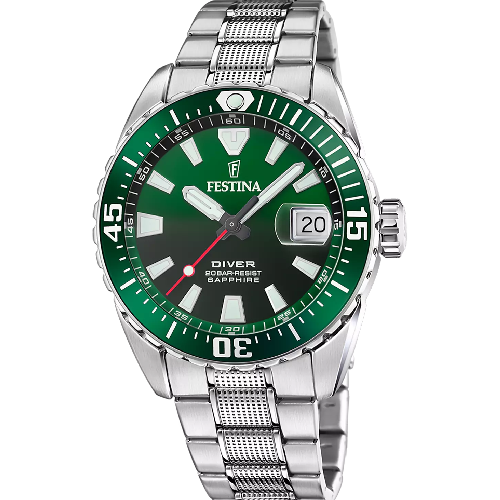 Festina Diver Stainless Steel Bracelet