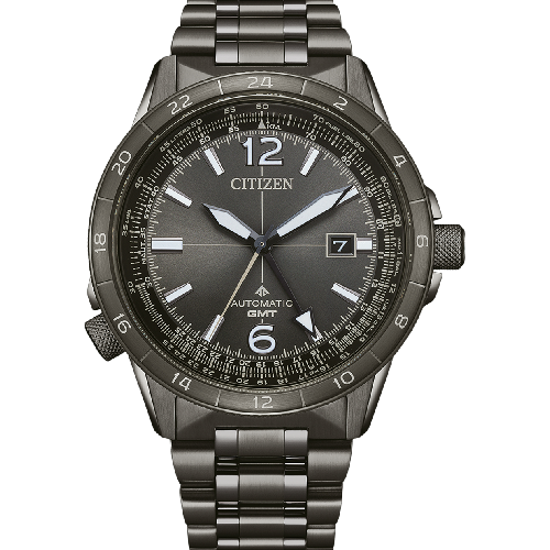 CITIZEN Promaster Mechanical GMT Grey Stainless Steel Bracelet