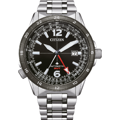 CITIZEN Promaster Mechanical GMT Silver Stainless Steel Bracelet