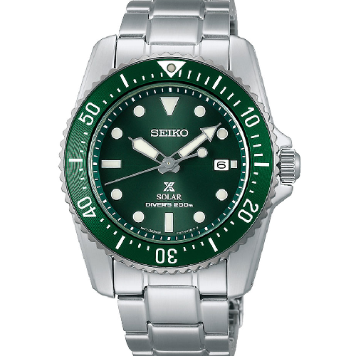 SEIKO Prospex Solar Diver’s Silver Stainless Steel Bracelet