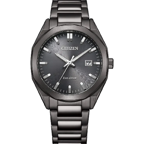 CITIZEN Eco-Drive Black Stainless Steel Bracelet