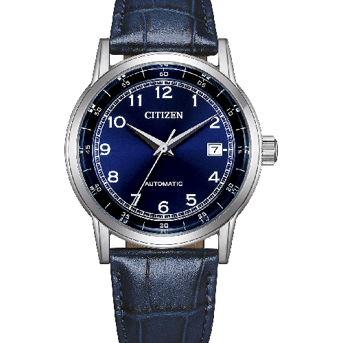 CITIZEN Automatic Blue Leather Strap