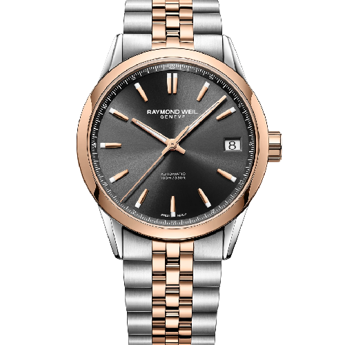 RAYMOND WEIL Freelancer Automatic Date Two Tone Stainless Steel Bracelet