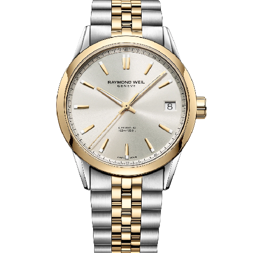 RAYMOND WEIL Freelancer Automatic Date Two Tone Stainless Steel Bracelet