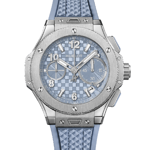 Hublot Big Bang Original Unico Titanium Coal Blue 43 mm Light Blue Rubber Strap