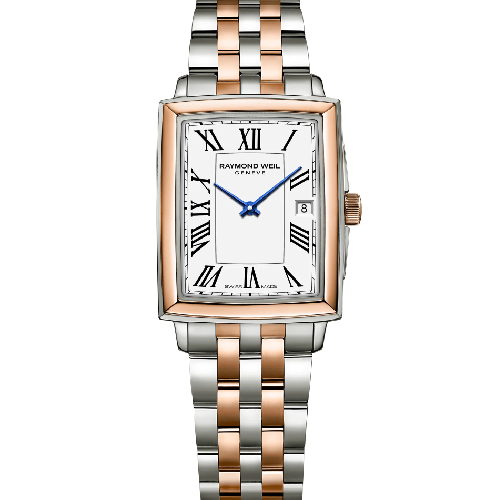RAYMOND WEIL Toccata Square Two Tone Stainless Steel Bracelet