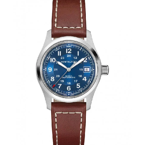 HAMILTON Khaki Field Automatic Brown Leather Strap