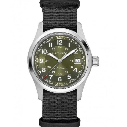 HAMILTON Khaki Field Automatic Black NATO Strap
