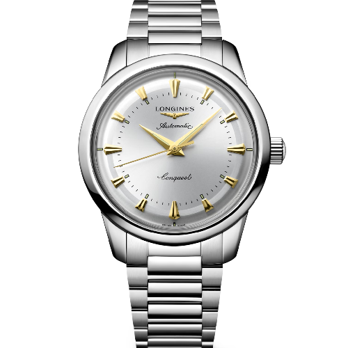 Longines Conquest Heritage Automatic Silver Stainless Steel Bracelet