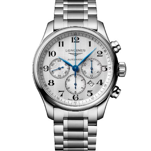 LONGINES Master Collection Chronograph Stainless Steel Bracelet 44mm