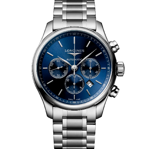 LONGINES Master Collection Chronograph Stainless Steel Bracelet 44mm