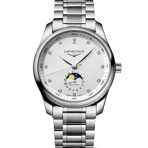 LONGINES Master Collection Moonphase Automatic Stainless Steel Bracelet 42 mm