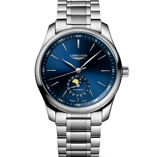 LONGINES Master Collection Moonphase Automatic Stainless Steel Bracelet 40 mm
