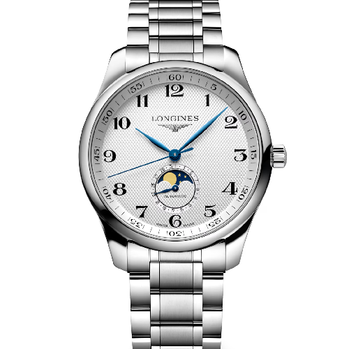 LONGINES Master Collection Moonphase Automatic Stainless Steel Bracelet 42 mm