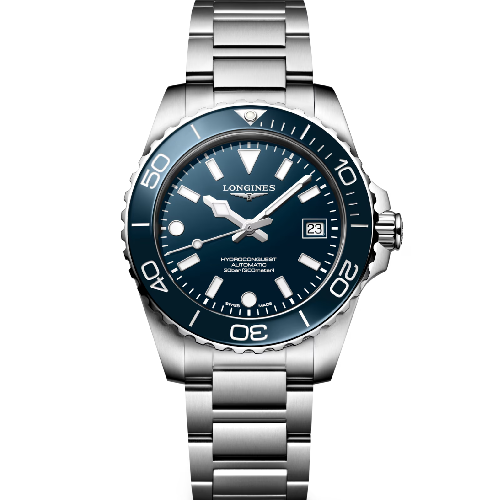 LONGINES HydroConquest Automatic Silver Stainless Steel Bracelet 39 mm
