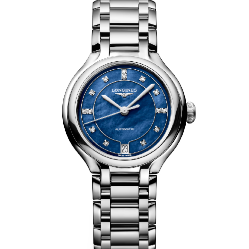 Longines Primaluna Automatic Silver Stainless Steel Bracelet
