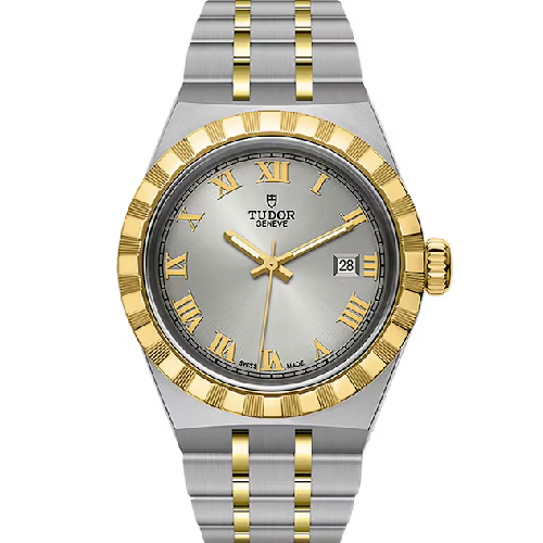 TUDOR Royal 28mm Two Tone Stainless Steel Bracelet