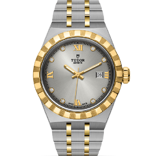 TUDOR Royal 28mm Two Tone Stainless Steel Bracelet