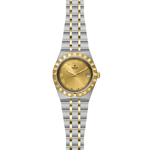 TUDOR Royal 28mm Two Tone Stainless Steel Bracelet
