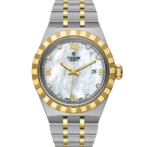 TUDOR Royal 28mm Two Tone Stainless Steel Bracelet
