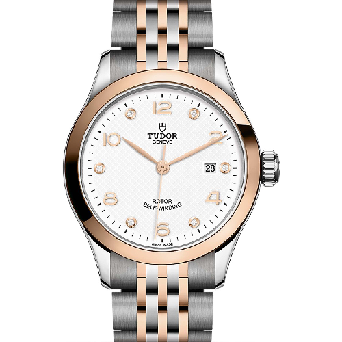 Tudor 1926 Diamond Set Dial 28 mm Two Tone Stainless Steel Bracelet