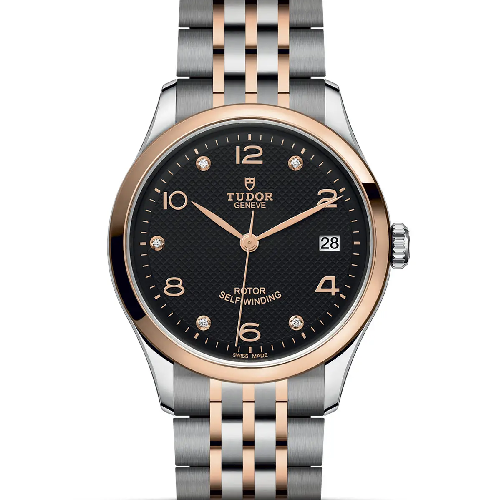Tudor 1926 36 mm Diamond Set Two Tone Stainless Steel Bracelet