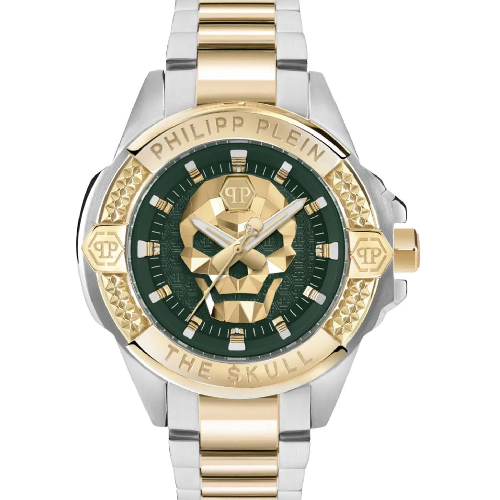PHILIPP PLEIN The Skull Two Tone Stainless Steel Bracelet