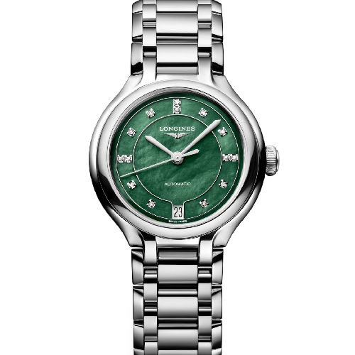 Longines Primaluna Automatic Silver Stainless Steel Bracelet