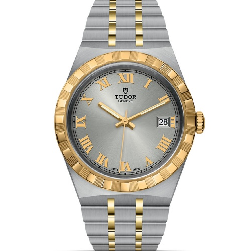 TUDOR Royal 38mm Two Tone Stainless Steel Bracelet