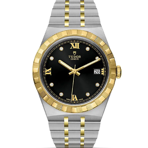 TUDOR Royal 38mm Two Tone Stainless Steel Bracelet