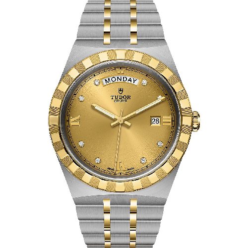 TUDOR Royal 41mm Two Tone Stainless Steel Bracelet