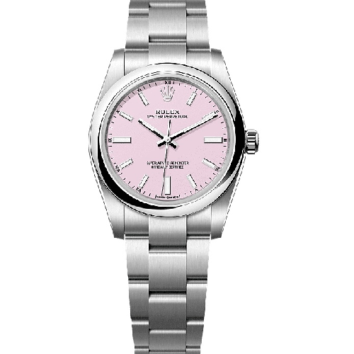 Rolex Oyster Perpetual 34mm Candy Pink Dial
