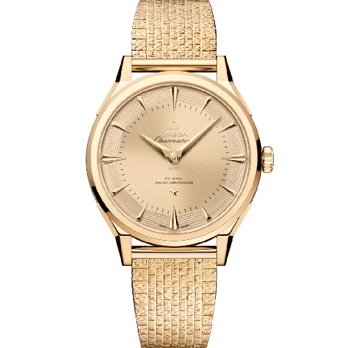 Omega Constellation Observatory 39.4 mm, Moonshine™ gold on Moonshine™ gold
