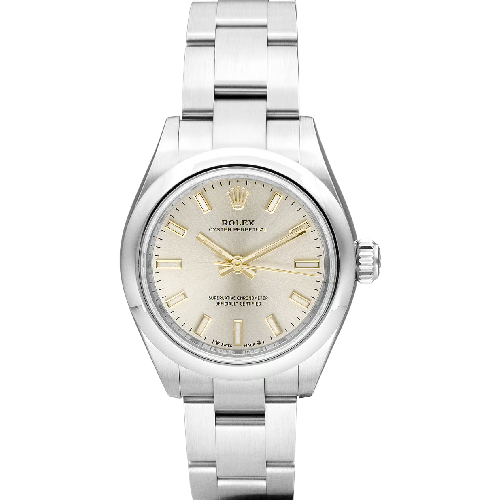 Rolex Oyster Perpetual 28mm Silver Dial