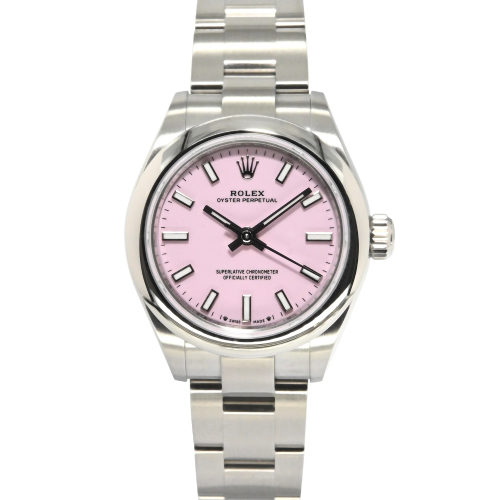 Rolex Oyster Perpetual 28mm Candy Pink Dial