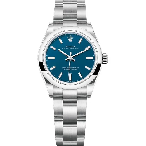 Rolex Oyster Perpetual Med Blue 31mm