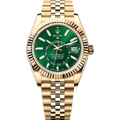 Rolex Sky-Dweller 42 Yellow Gold – Bright Green Dial (m336938-0008)