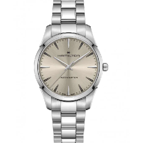 HAMILTON Jazzmaster Silver Stainless Steel Bracelet