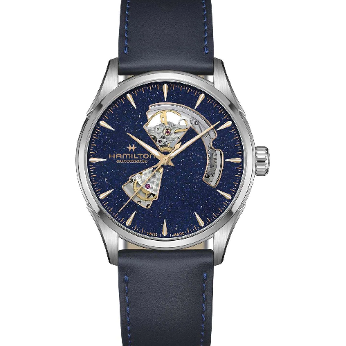 HAMILTON Jazzmaster Automatic Blue Leather Strap