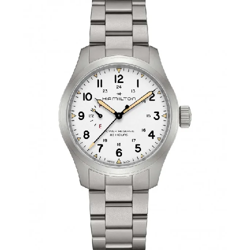 HAMILTON Khaki Field Mechanical Power Reserve Stainless Steel Bracelet