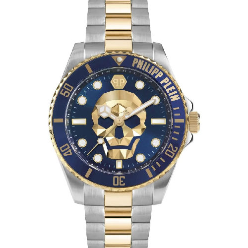 PHILIPP PLEIN The Skull Diver Two Tone Stainless Steel Bracelet