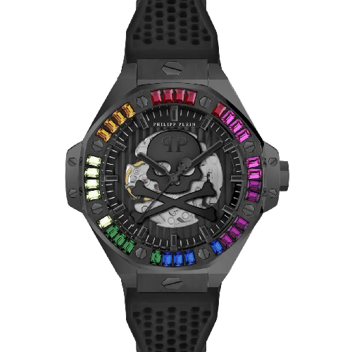 PHILIPP PLEIN Royal Automatick Black Silicone Strap