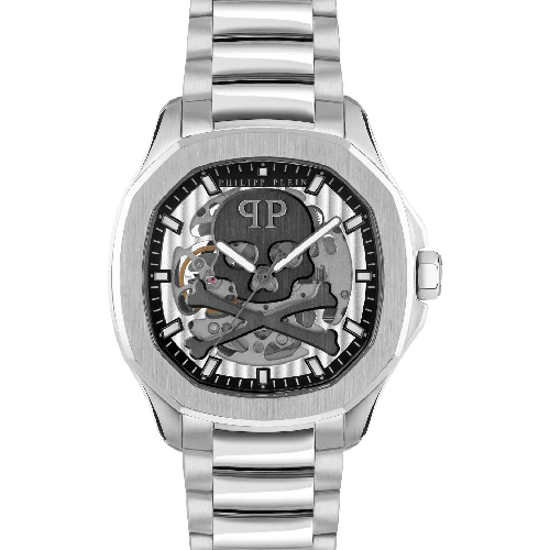 PHILIPP PLEIN Spectre Automatic Silver Stainless Steel Bracelet