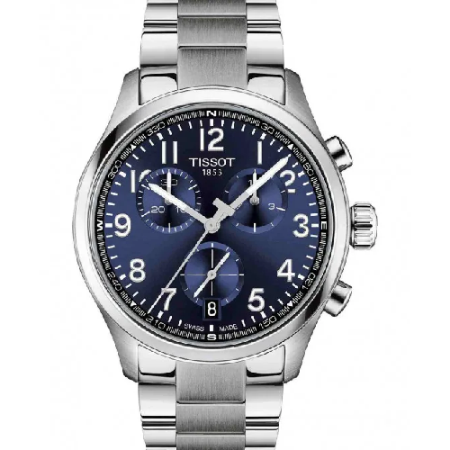 TISSOT T-Sport Chrono L Silver Stainless Steel Bracelet