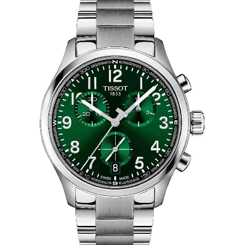 TISSOT T-Sport Chrono L Silver Stainless Steel Bracelet